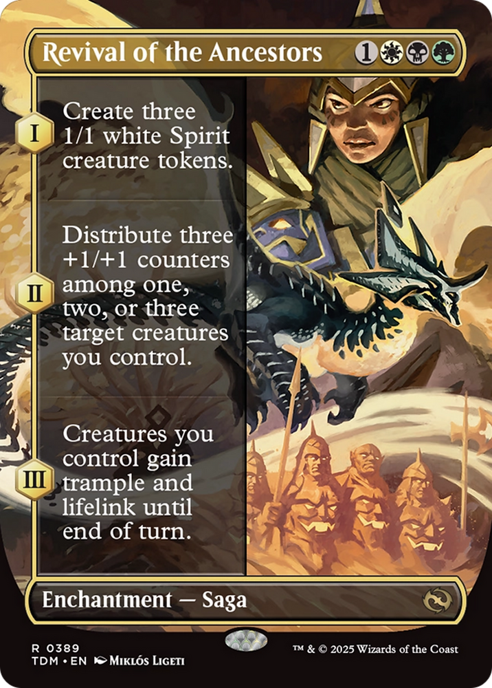 Revival of the Ancestors (Borderless) [Tarkir: Dragonstorm] Magic: The Gathering