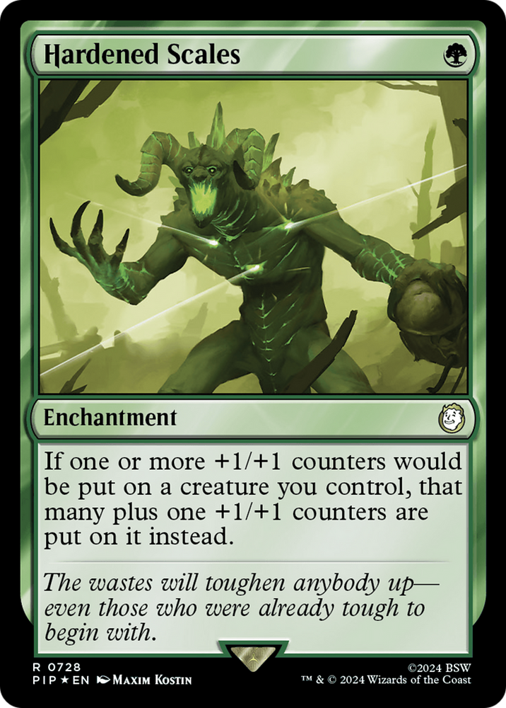 Hardened Scales (Surge Foil) [Fallout] Magic: The Gathering