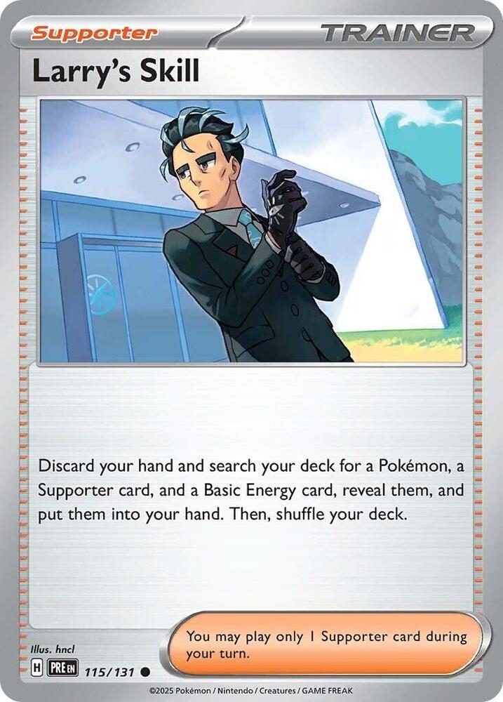 Larry's Skill (115/131) [Scarlet & Violet: Prismatic Evolutions] Pokémon