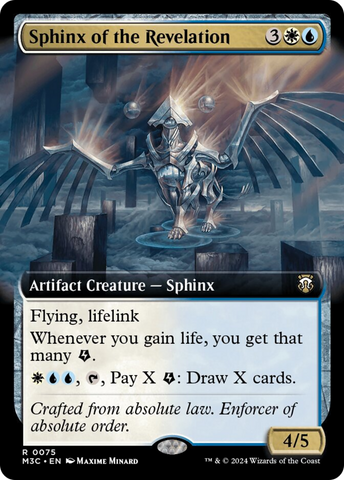 Sphinx of the Revelation (Extended Art) [Modern Horizons 3 Commander] Magic: The Gathering
