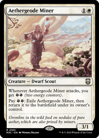 Aethergeode Miner [Modern Horizons 3 Commander] Magic: The Gathering