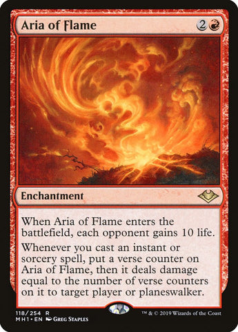 Aria of Flame [Modern Horizons] Magic: The Gathering
