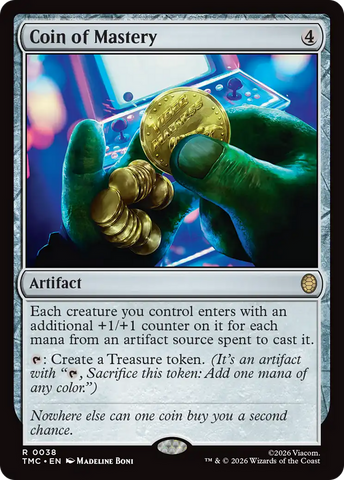 Coin of Mastery [Teenage Mutant Ninja Turtles Commander] Magic: The Gathering