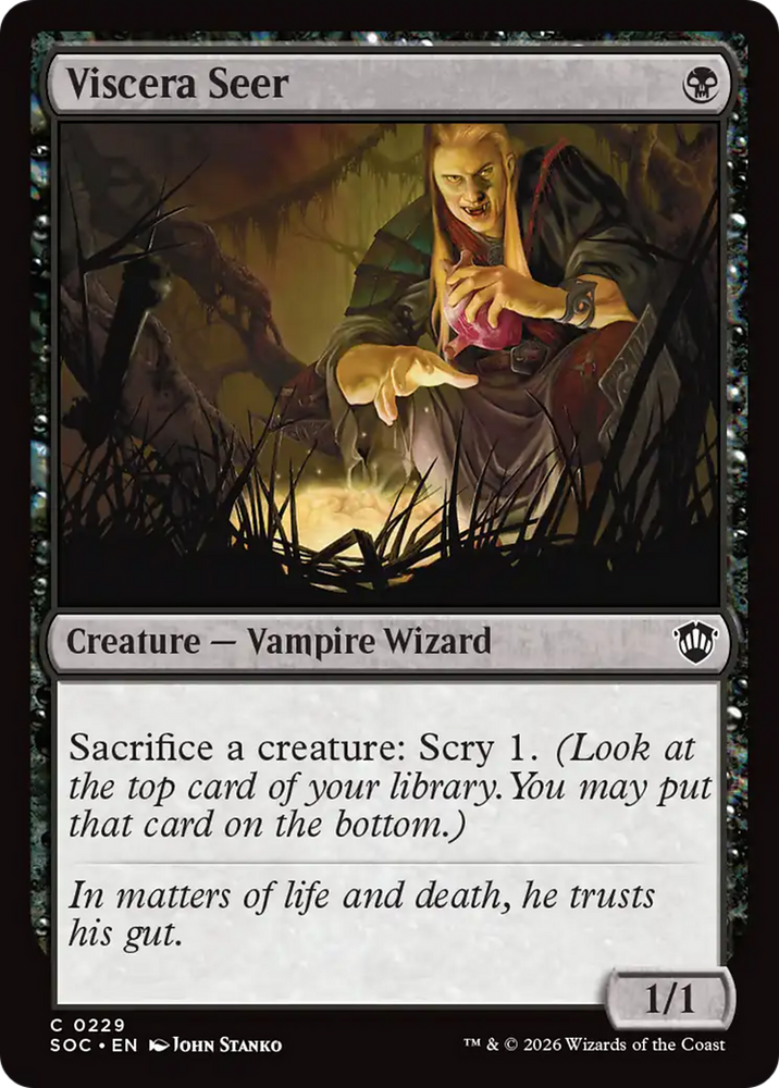 Viscera Seer [Secrets of Strixhaven Commander] Magic: The Gathering