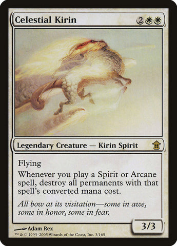 Celestial Kirin [Saviors of Kamigawa] Magic: The Gathering