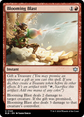 Blooming Blast [Bloomburrow] Magic: The Gathering