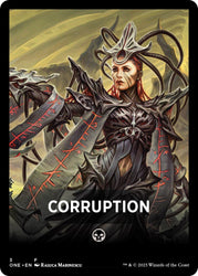 Corruption Theme Card [Phyrexia: All Will Be One Tokens] Magic: The Gathering
