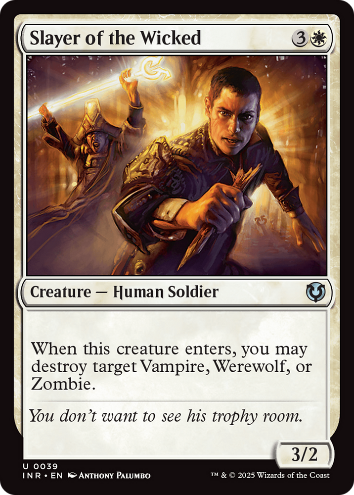 Slayer of the Wicked [Innistrad Remastered] Magic: The Gathering