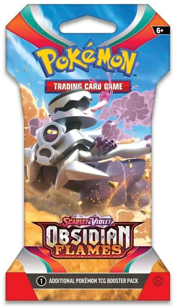 Scarlet & Violet: Obsidian Flames - Sleeved Booster Pack Pokémon