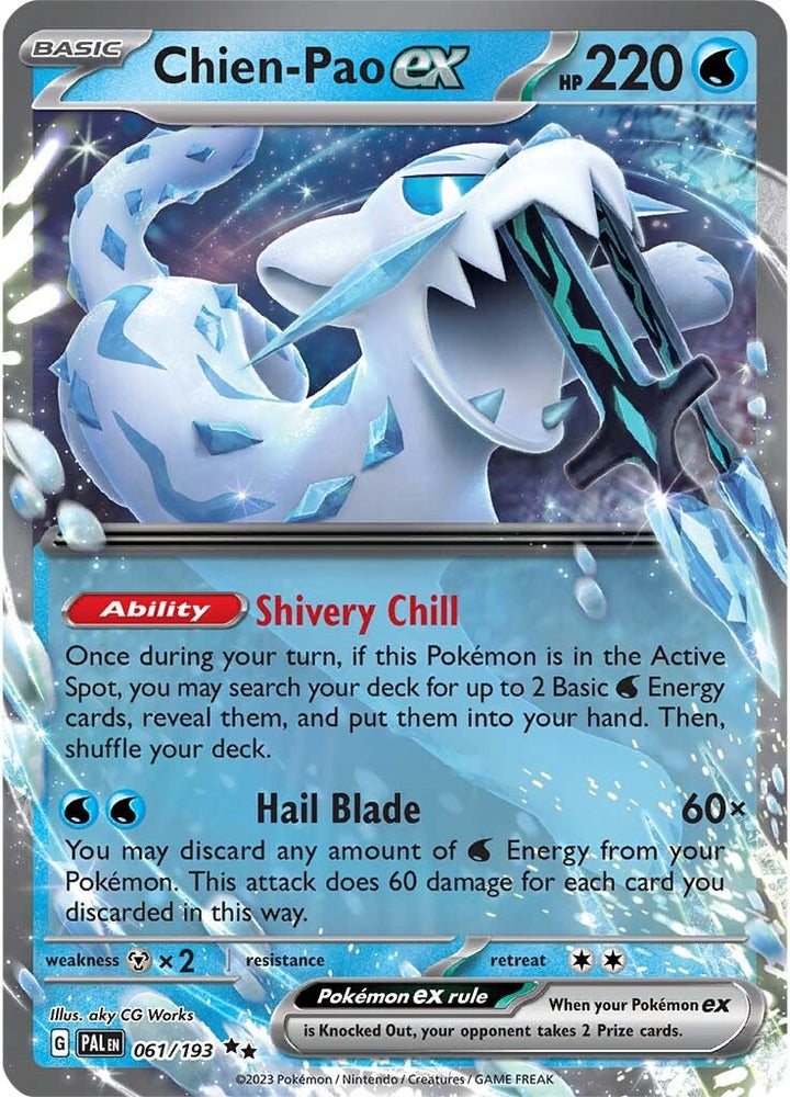 Chien-Pao ex (061/193) [Scarlet & Violet: Paldea Evolved] Pokémon