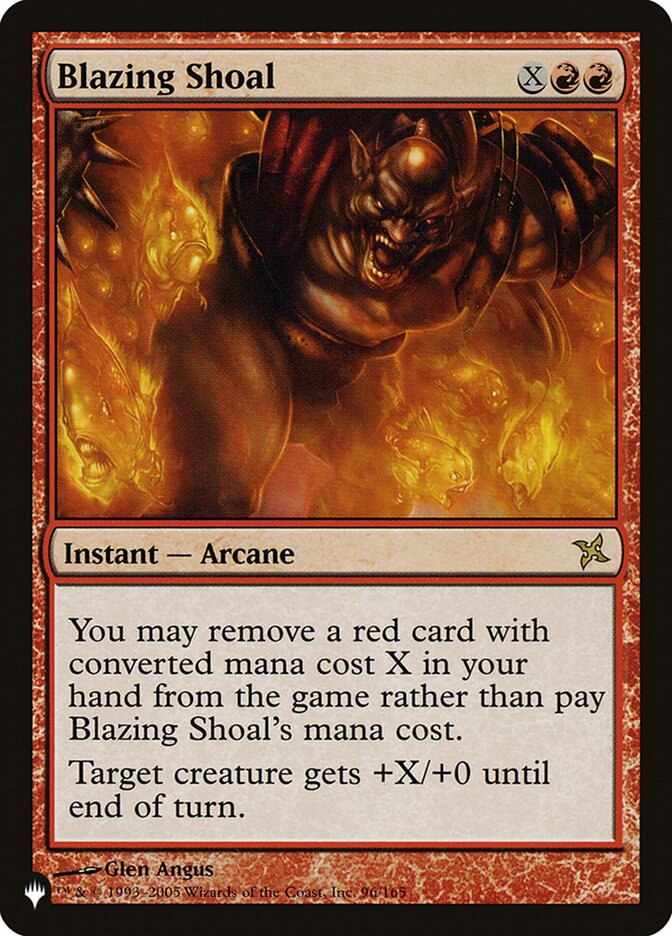 Blazing Shoal [The List] Magic: The Gathering