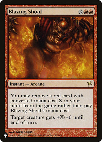 Blazing Shoal [The List] Magic: The Gathering