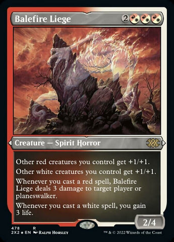 Balefire Liege (Foil Etched) [Double Masters 2022] Magic: The Gathering