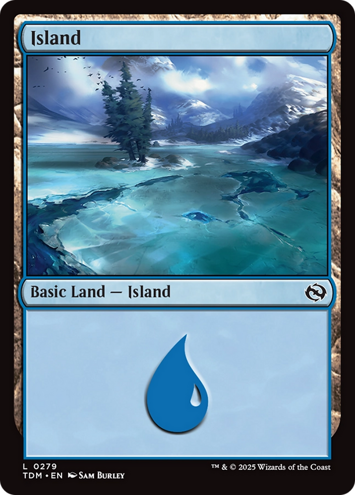 Island (0279) [Tarkir: Dragonstorm] Magic: The Gathering