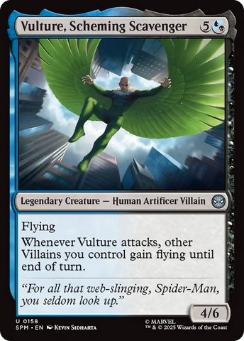 Vulture, Scheming Scavenger [Marvel's Spider-Man] Magic: The Gathering