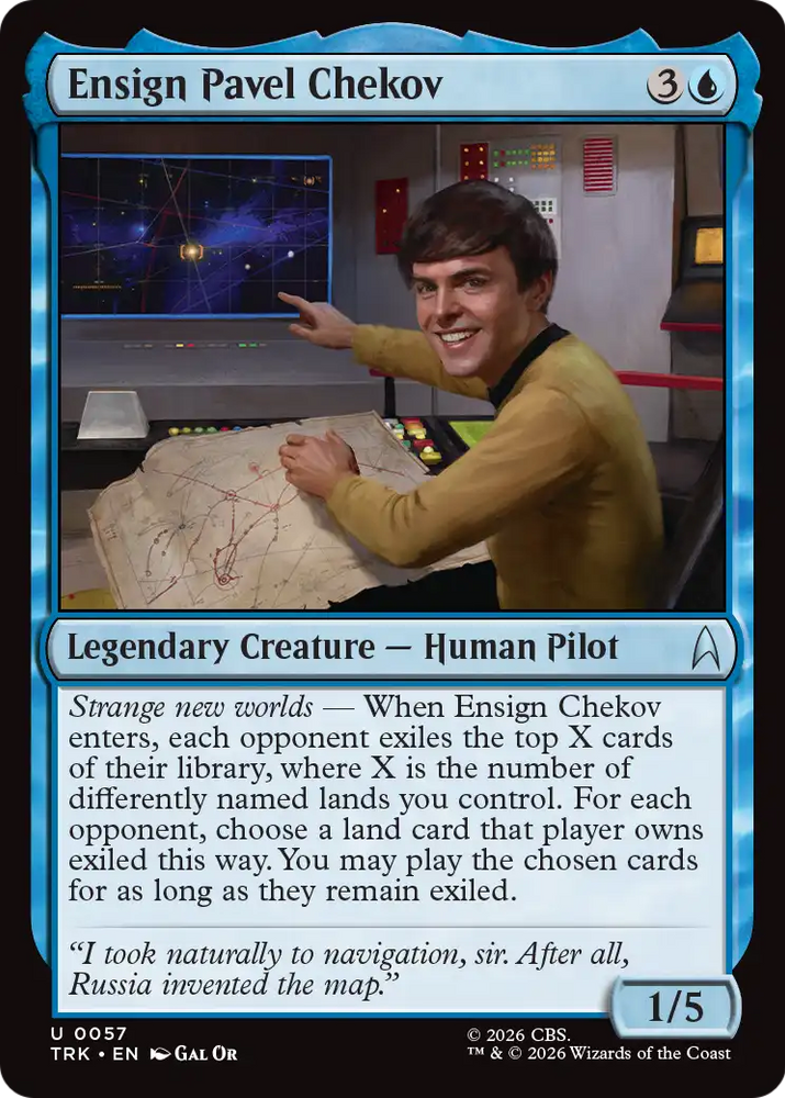 Ensign Pavel Chekov [Star Trek] Magic: The Gathering