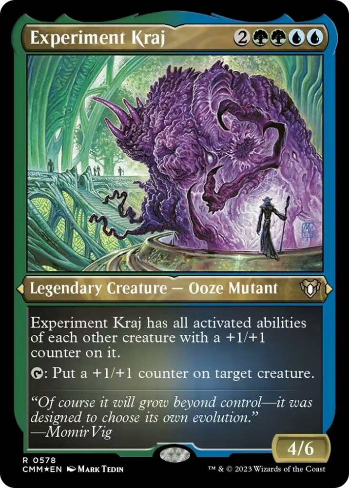 Experiment Kraj (Foil Etched) [Commander Masters] Magic: The Gathering