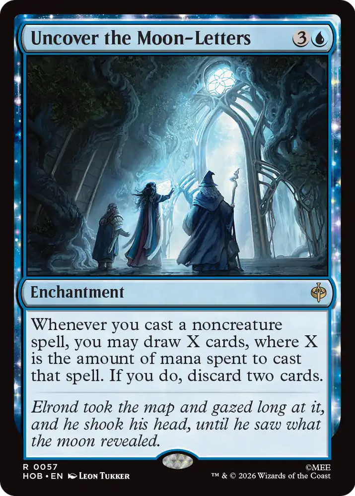 Uncover the Moon-Letters [The Hobbit] Magic: The Gathering