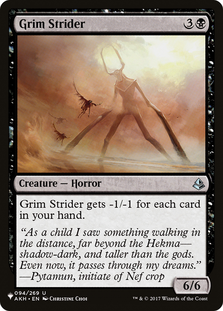 Grim Strider [The List] Magic: The Gathering
