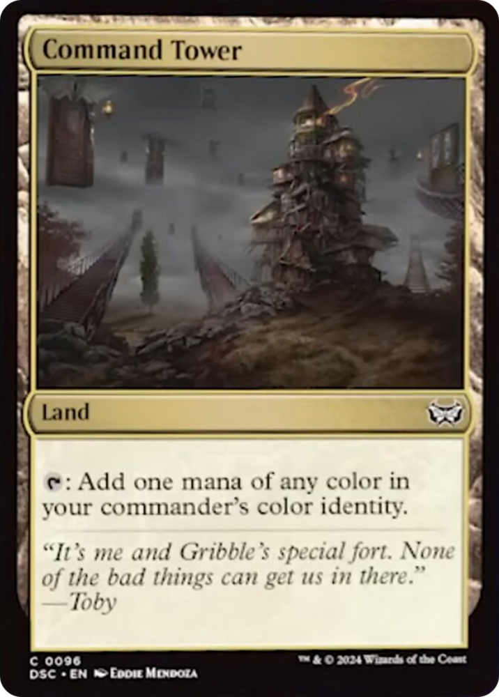 Command Tower [Duskmourn: House of Horror Commander] Magic: The Gathering