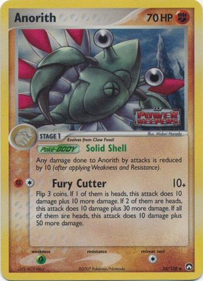 Anorith (26/108) (Stamped) [EX: Power Keepers] Pokémon