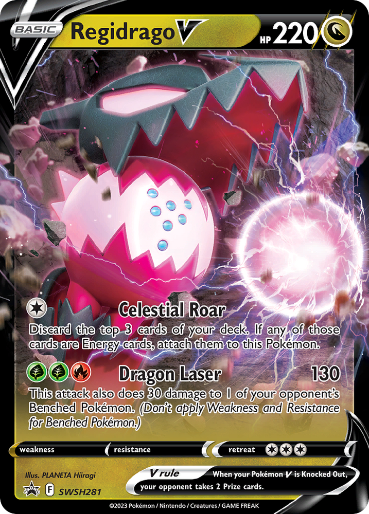 Regidrago V (SWSH281) (Jumbo Card) [Sword & Shield: Black Star Promos] Pokémon