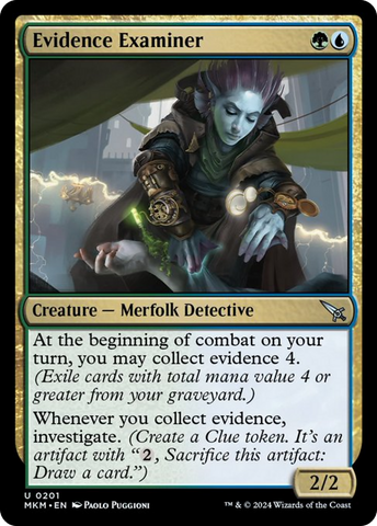 Evidence Examiner [Murders at Karlov Manor] Magic: The Gathering