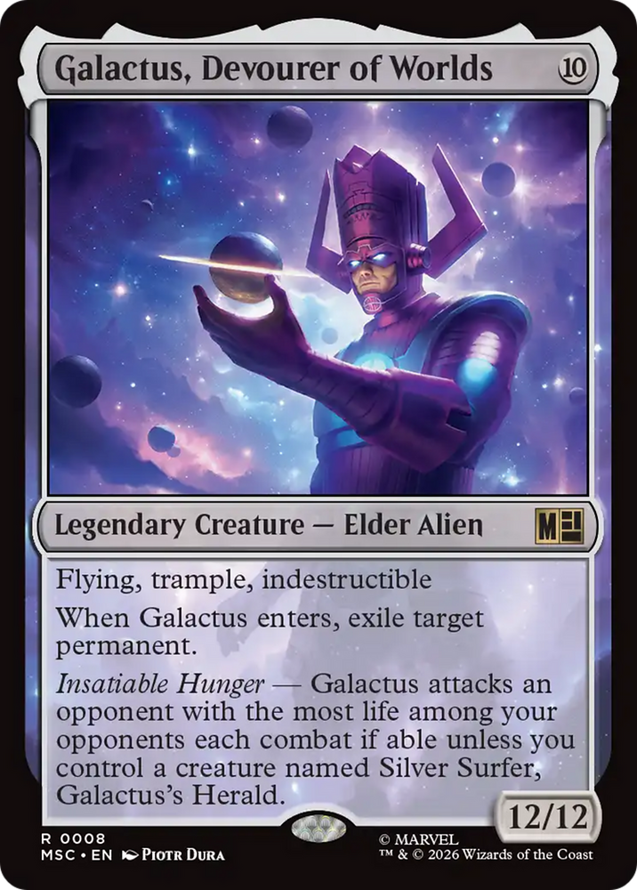 Galactus, Devourer of Worlds [Marvel Super Heroes Commander] Magic: The Gathering