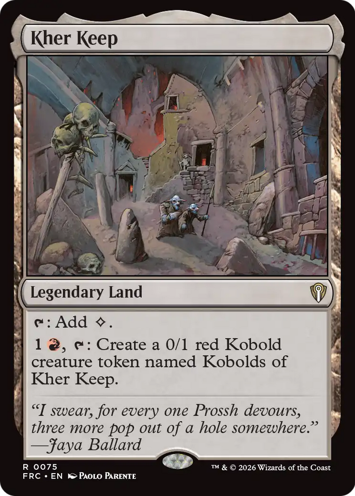 Kher Keep [Reality Fracture Commander] Magic: The Gathering