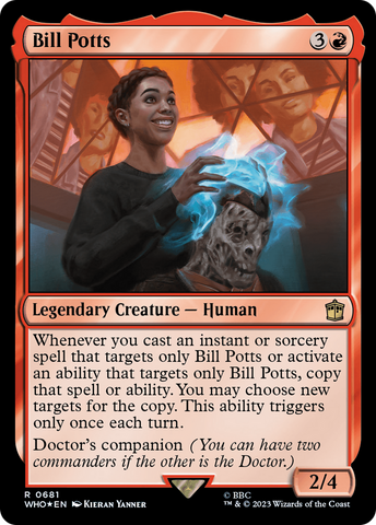 Bill Potts (Surge Foil) [Doctor Who] Magic: The Gathering