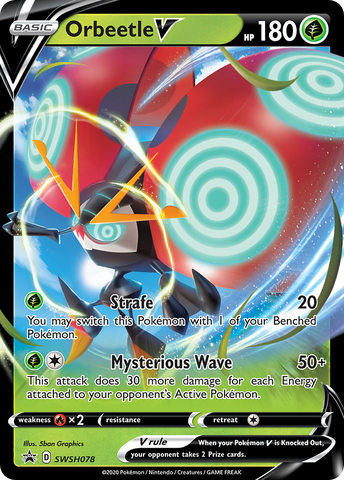 Orbeetle V (SWSH078) [Sword & Shield: Black Star Promos] Pokémon