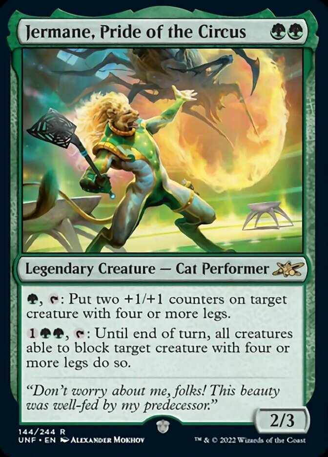 Jermane, Pride of the Circus [Unfinity] Magic: The Gathering