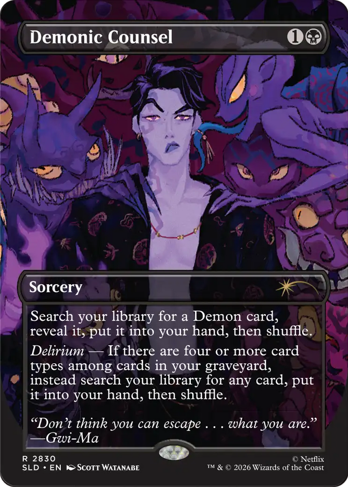 Demonic Counsel [Secret Lair Drop Series] Magic: The Gathering