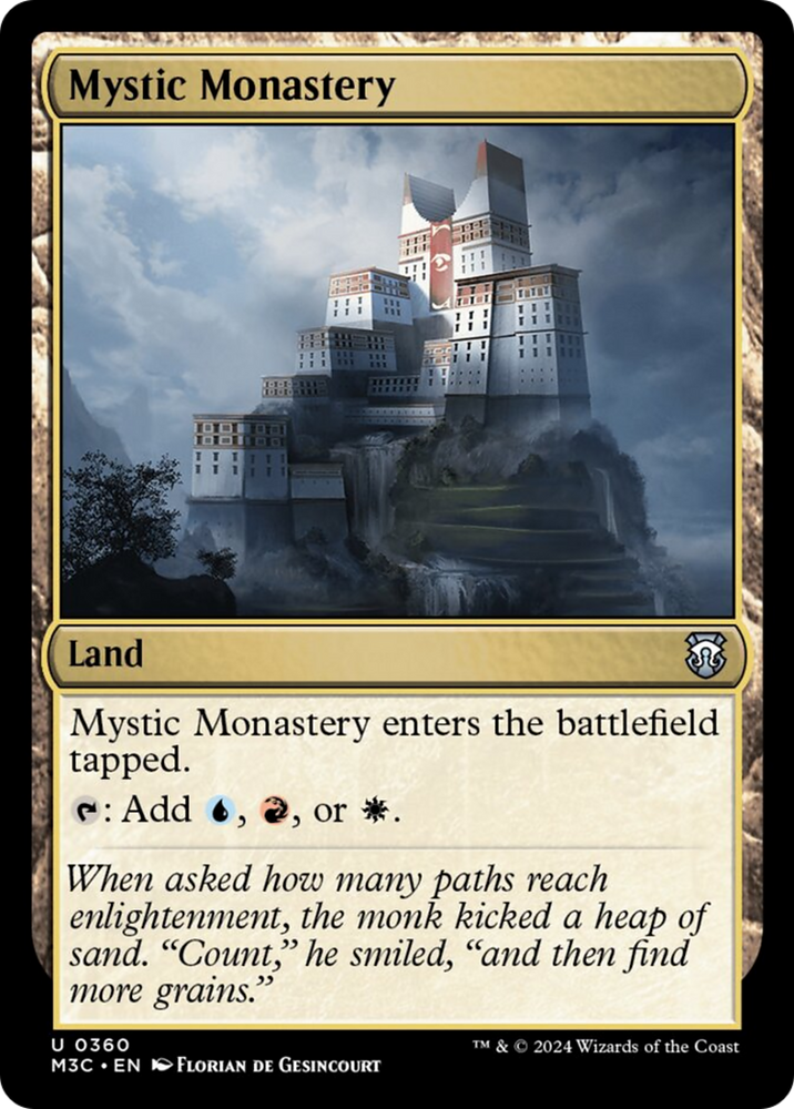 Mystic Monastery [Modern Horizons 3 Commander] Magic: The Gathering