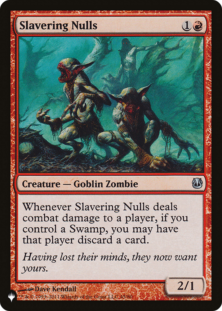 Slavering Nulls [The List] Magic: The Gathering