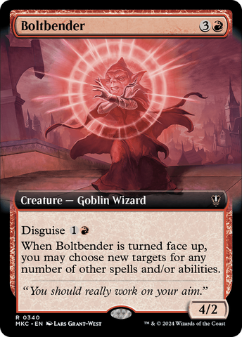 Boltbender (Extended Art) [Murders at Karlov Manor Commander] Magic: The Gathering