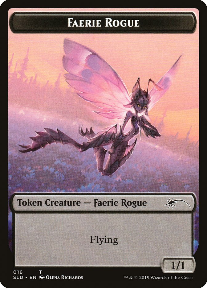 Faerie Rogue Token (016) [Secret Lair Drop Series] Magic: The Gathering