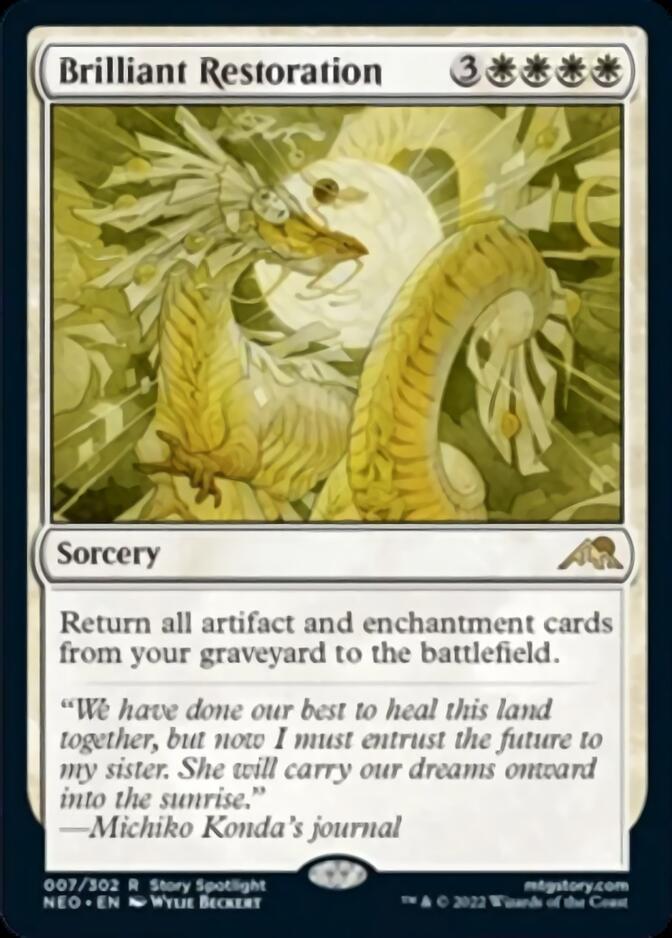 Brilliant Restoration [Kamigawa: Neon Dynasty] Magic: The Gathering