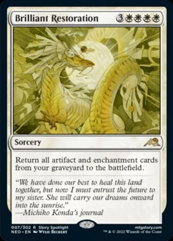 Brilliant Restoration [Kamigawa: Neon Dynasty] Magic: The Gathering