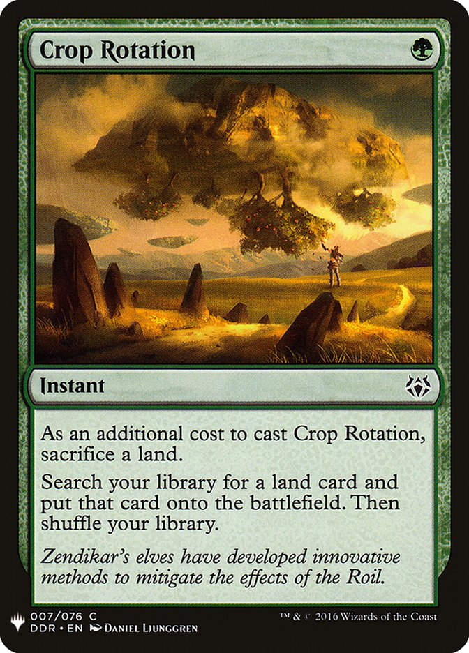 Crop Rotation [Mystery Booster] Magic: The Gathering
