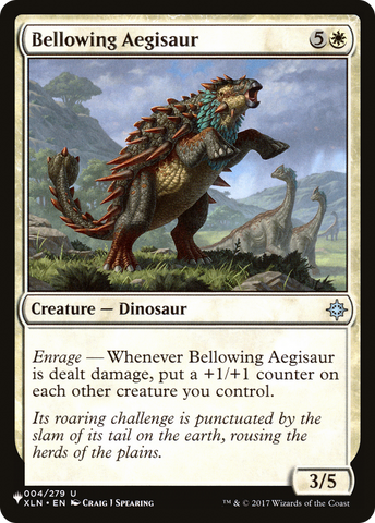 Bellowing Aegisaur [The List] Magic: The Gathering