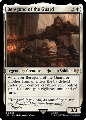 Beregond of the Guard [The Lord of the Rings: Tales of Middle-Earth Commander] Magic: The Gathering