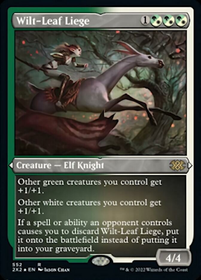Wilt-Leaf Liege (Foil Etched) [Double Masters 2022] Magic: The Gathering