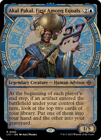 Akal Pakal, First Among Equals (Showcase) [The Lost Caverns of Ixalan] Magic: The Gathering