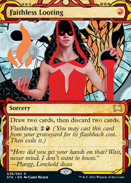 Faithless Looting (Foil Etched) [Strixhaven: Mystical Archive] Magic: The Gathering