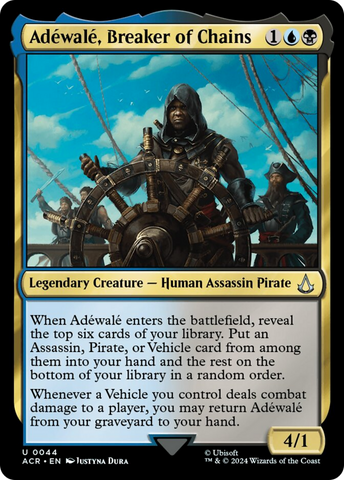 Adewale, Breaker of Chains [Assassin's Creed] Magic: The Gathering
