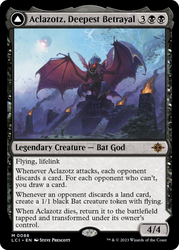 Aclazotz, Deepest Betrayal // Temple of the Dead [The Lost Caverns of Ixalan] Magic: The Gathering