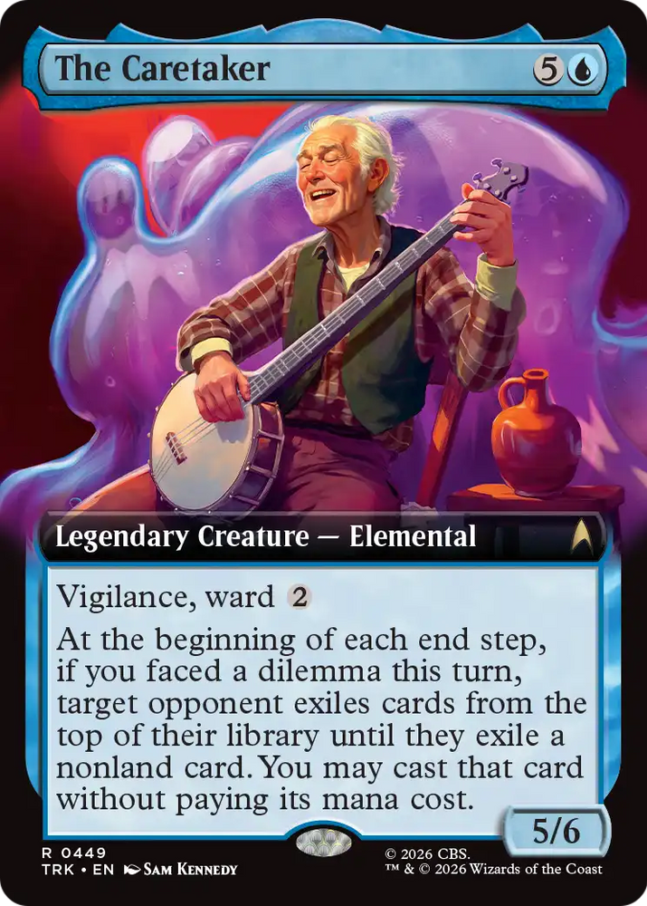 The Caretaker (Extended Art) [Star Trek] Magic: The Gathering