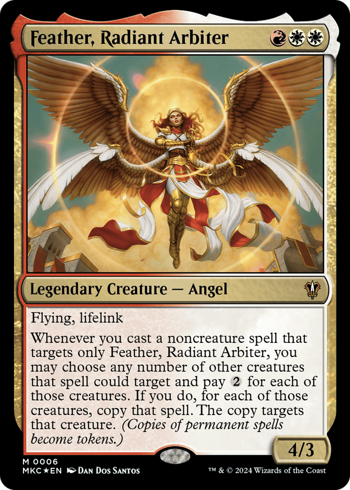 Feather, Radiant Arbiter [Murders at Karlov Manor Commander] Magic: The Gathering