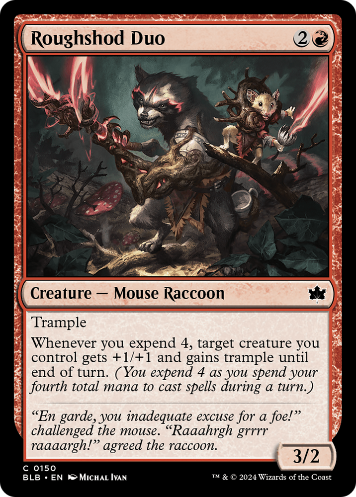 Roughshod Duo [Bloomburrow] Magic: The Gathering